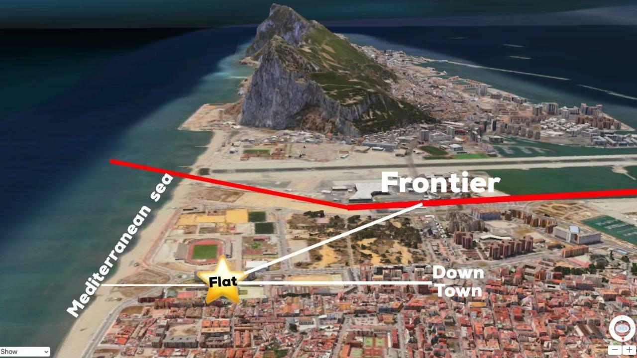 Beach, City & Gibraltar La Linea de la Concepcion Exterior foto
